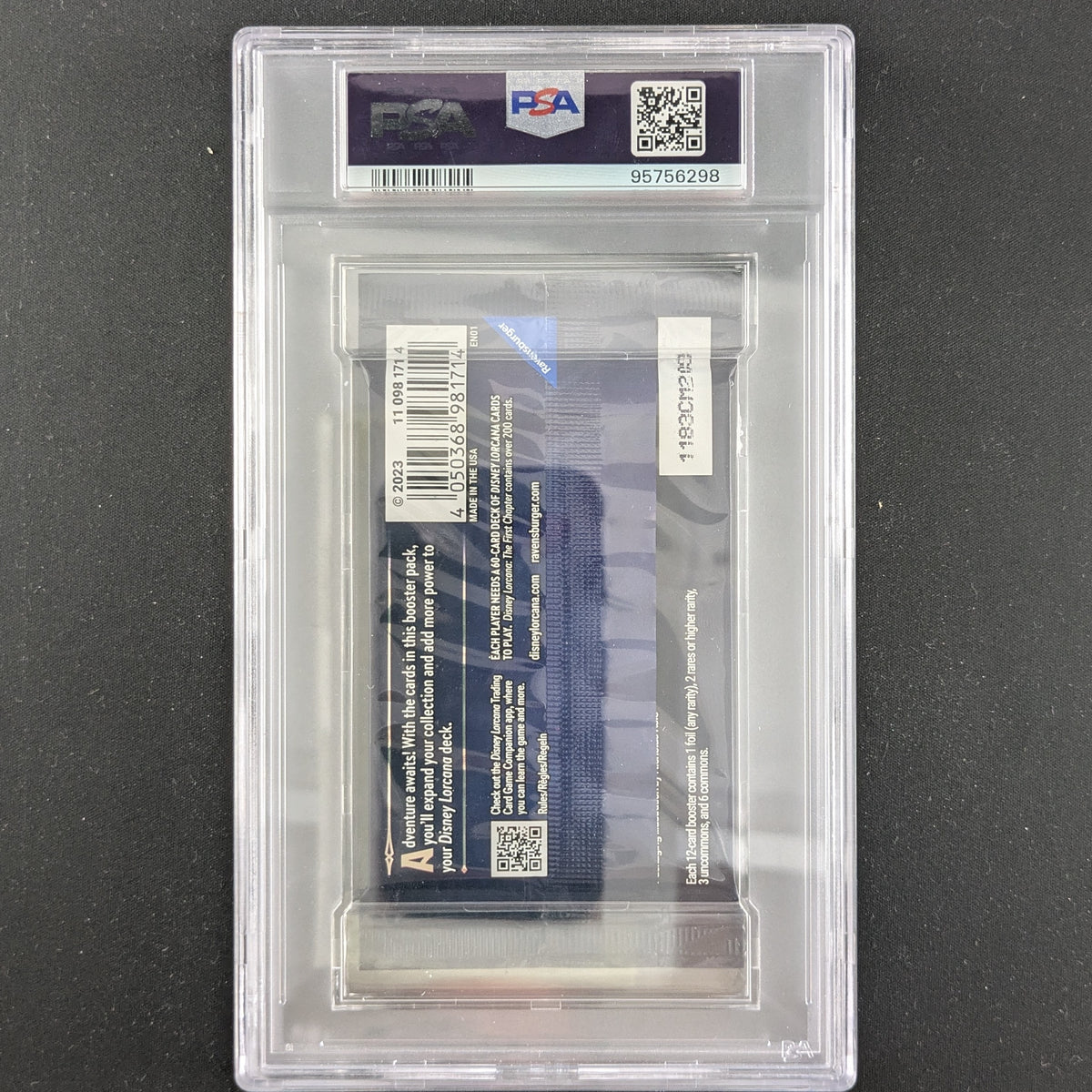 Lorcana Singles - The First Chapter Booster - Maleficent - The First Chapter - English - PSA 10 - 