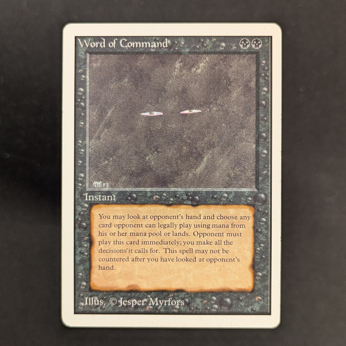 MTG Singles - Word of Command - Unlimited - LP - 37191