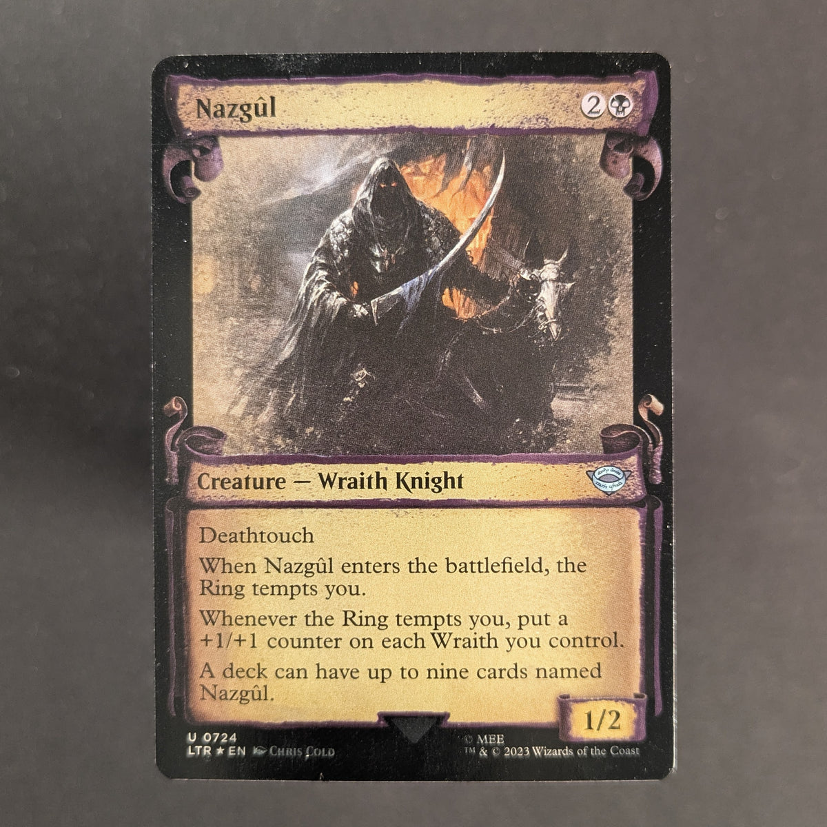 MTG Singles - [FOIL] Nazgul (V.6) - The Lord of the Rings: Tales of Middle-earth Holiday Release - English - NM - 