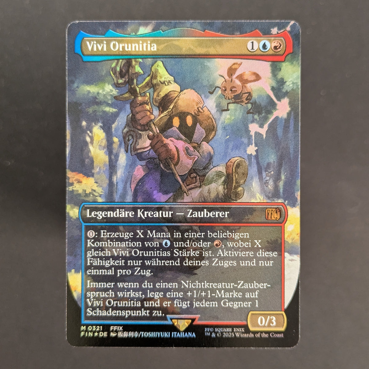 MTG Singles - [FOIL] Vivi Ornitier (Borderless) - FINAL FANTASY: Extras - English - NM - 