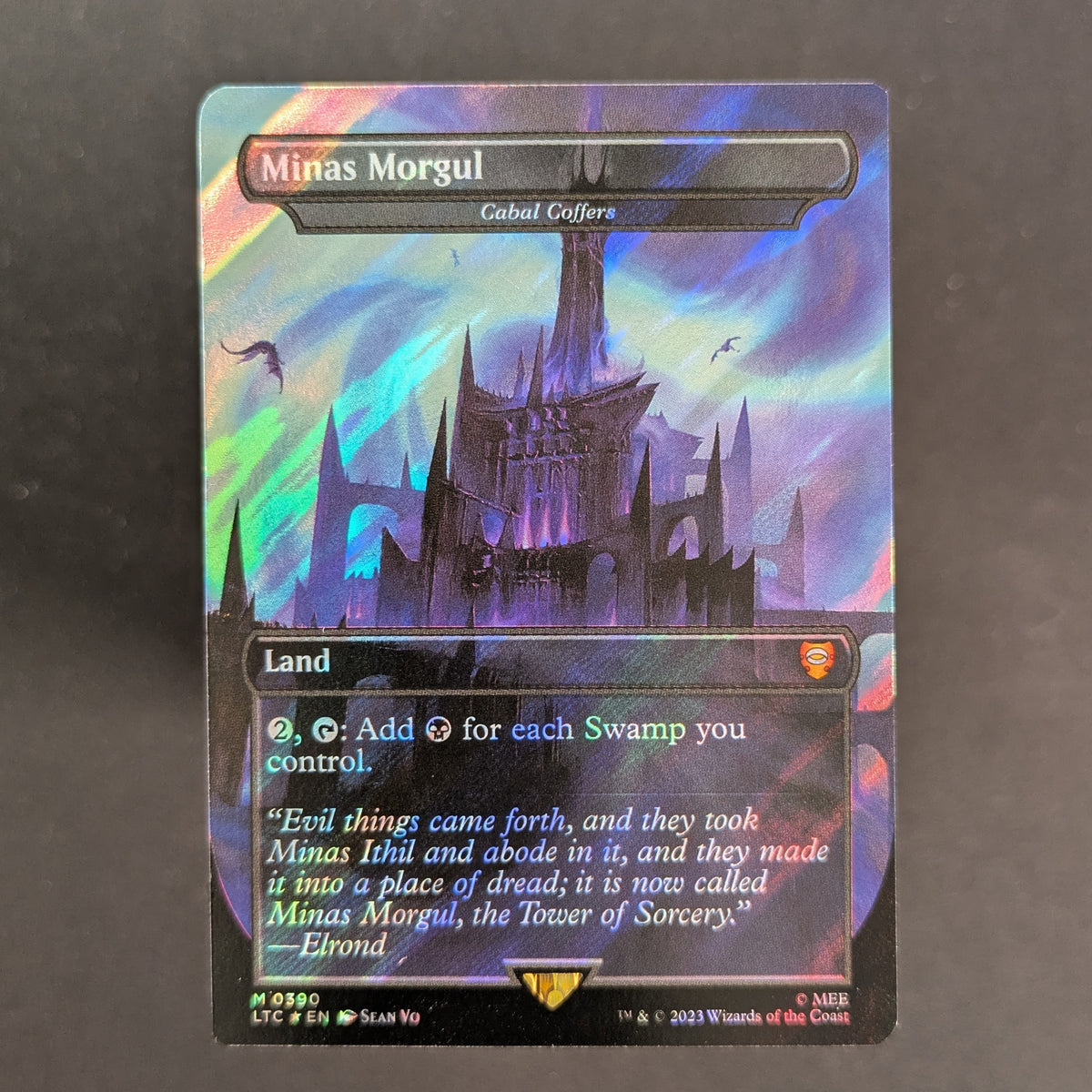 MTG Singles - [FOIL] Minas Morgul - Cabal Coffers (Surge Foil) - Commander: The Lord of the Rings: Tales of Middle-earth: Extras - English - NM - 