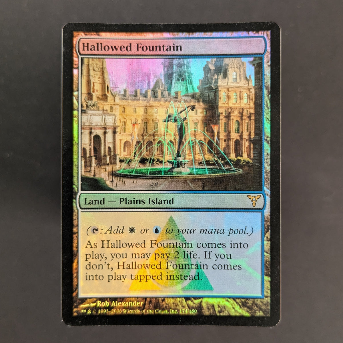 MTG Singles - [FOIL] Hallowed Fountain - Dissension - English - GD - 