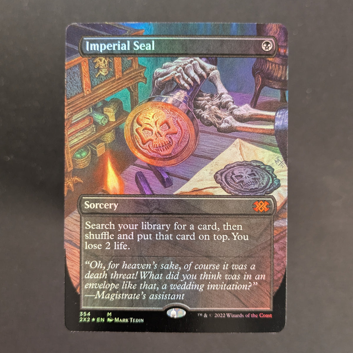 MTG Singles - [FOIL] Imperial Seal (Borderless) - Double Masters 2022: Extras - English - EX - 