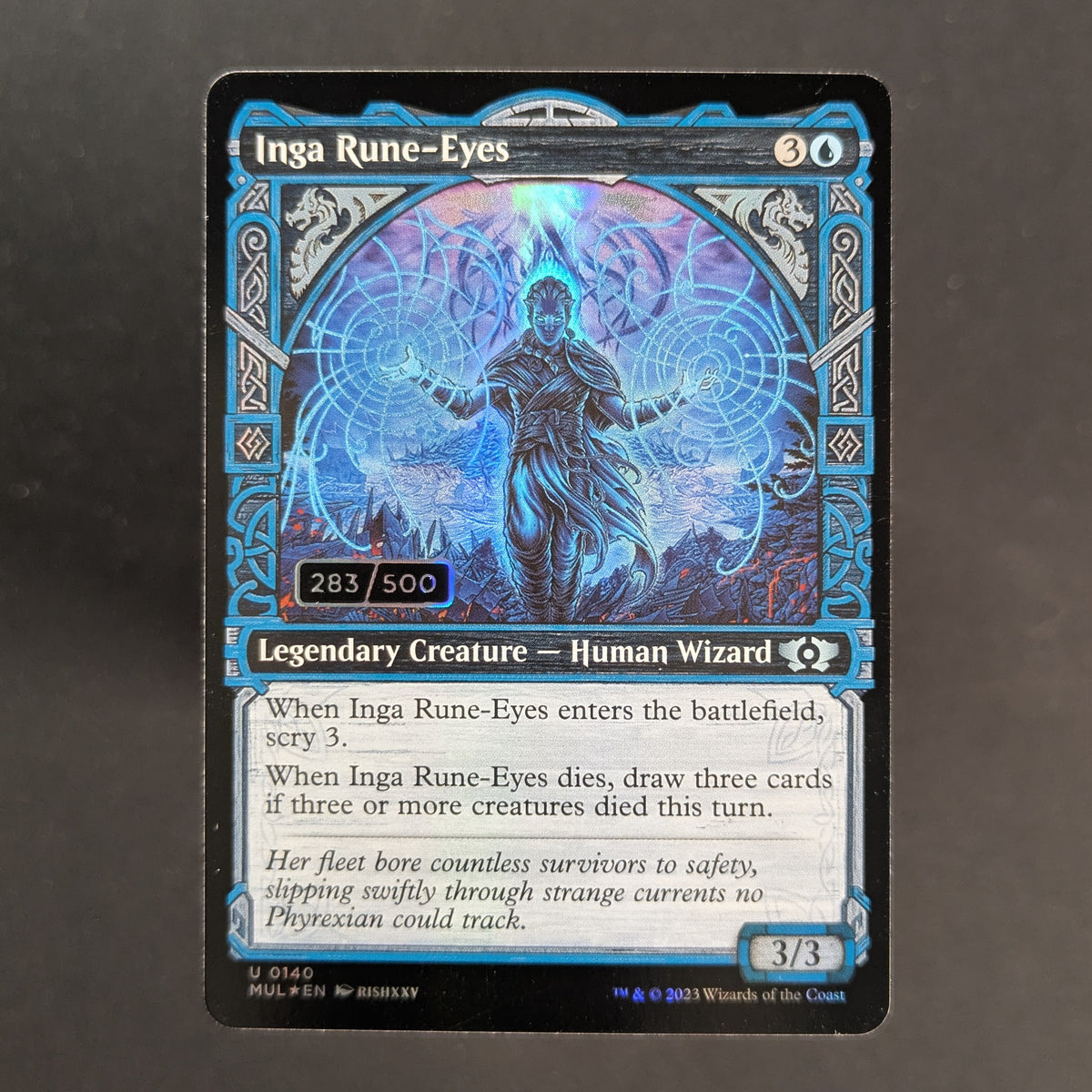 MTG Singles - [FOIL] Inga Rune-Eyes (Serial Numbered) - Multiverse Legends - English - NM - 283/500 - 