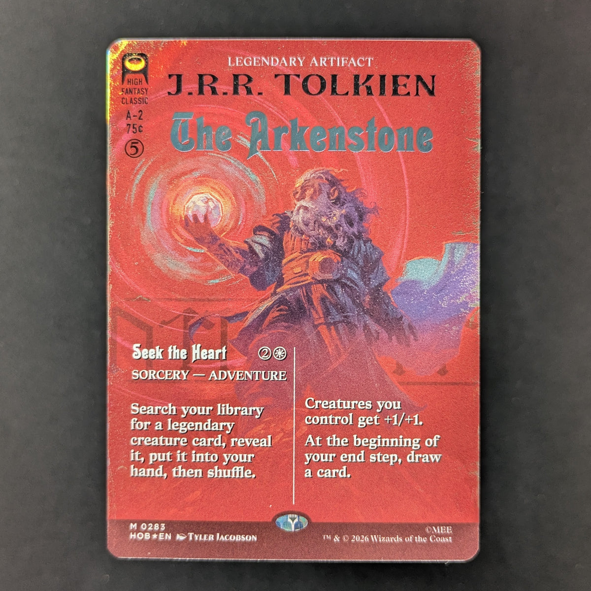 MTG Singles - [FOIL] The Arkenstone (Borderless) (Surge Foil) - The Hobbit: Extras - English - NM - 