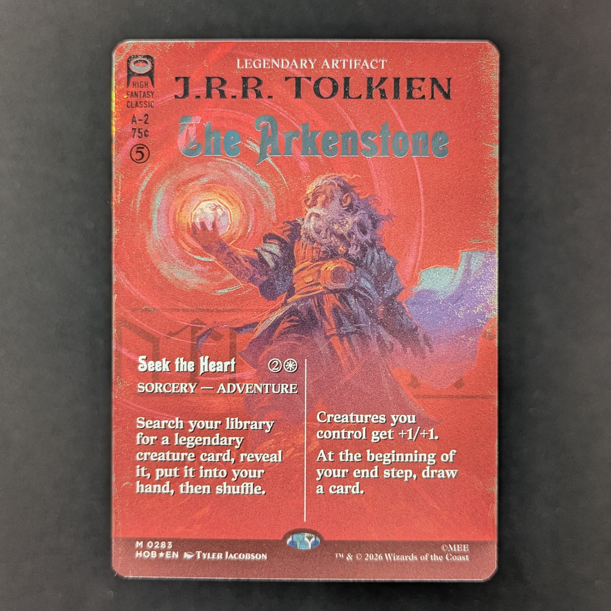 MTG Singles - [FOIL] The Arkenstone (Borderless) (Surge Foil) - The Hobbit: Extras - English - NM - 