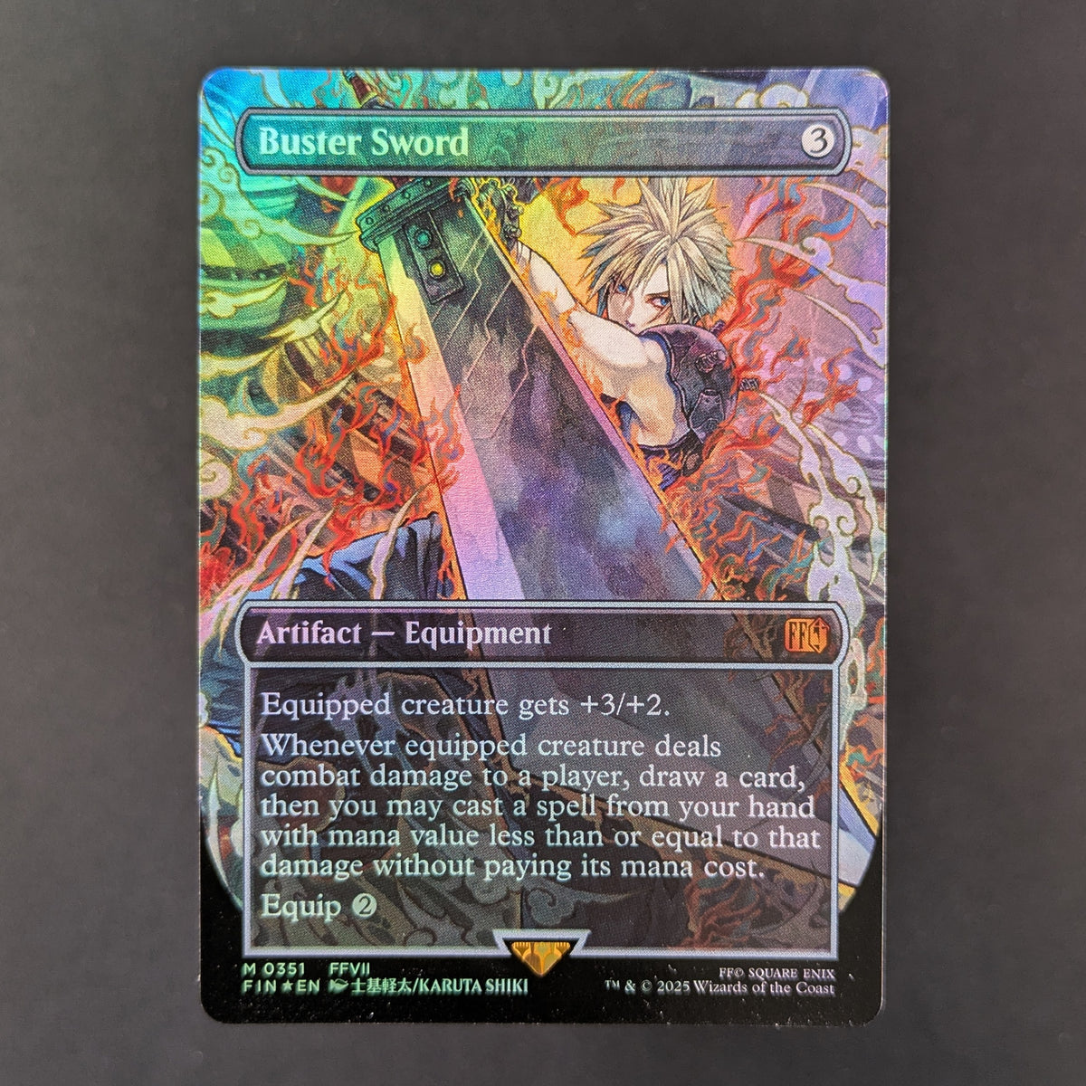 MTG Singles - [FOIL] Buster Sword (Borderless) - FINAL FANTASY: Extras - English - NM - 