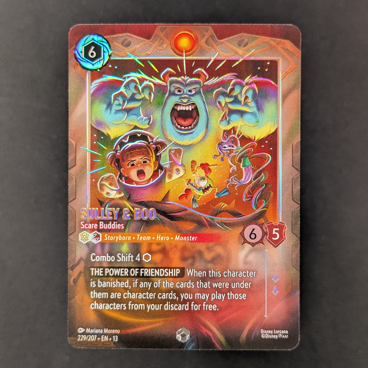 Lorcana Singles - Sulley & Boo - Scare Buddies (V.2) - Attack of the Vine! - English - NM - 