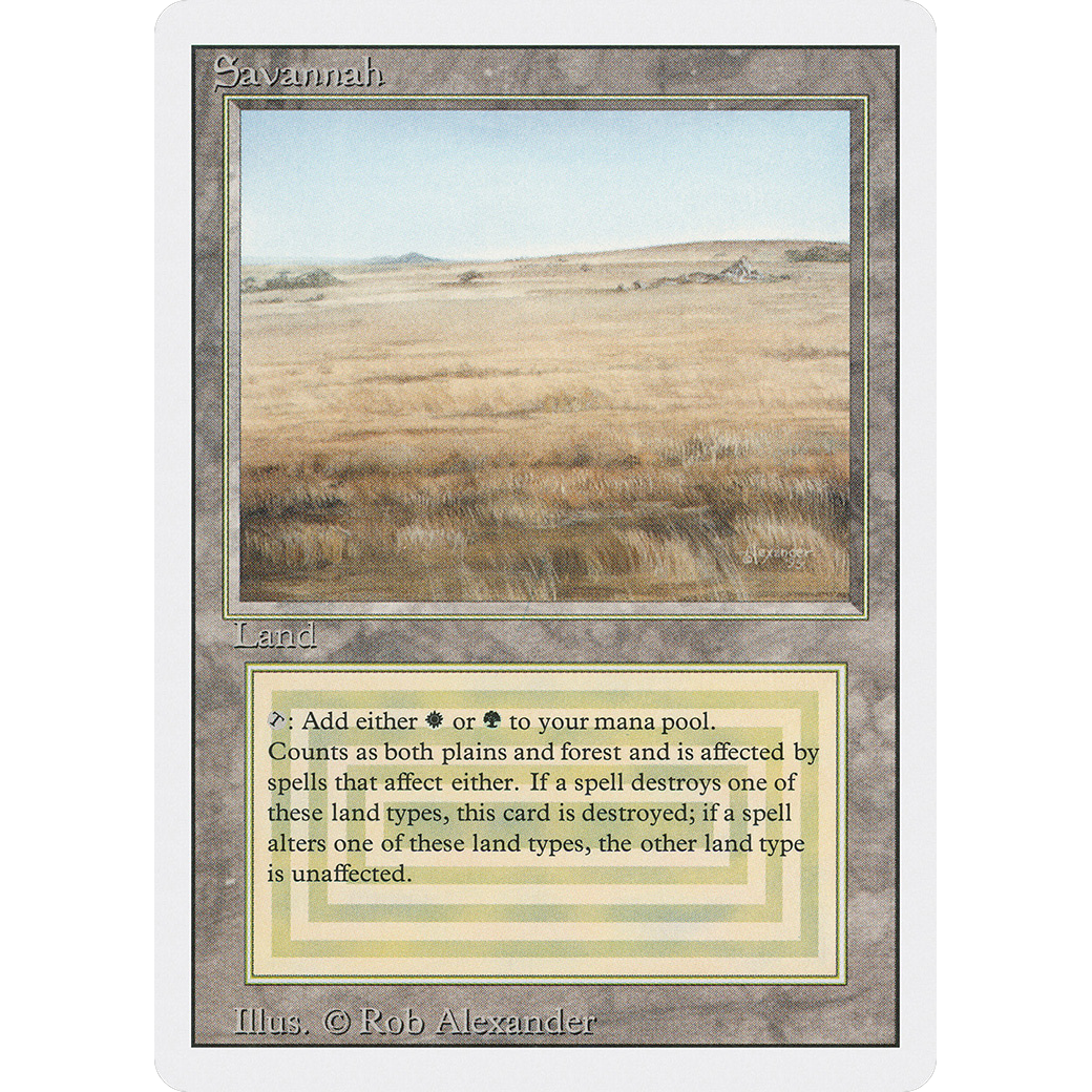 MTG Singles - Savannah - Revised - 