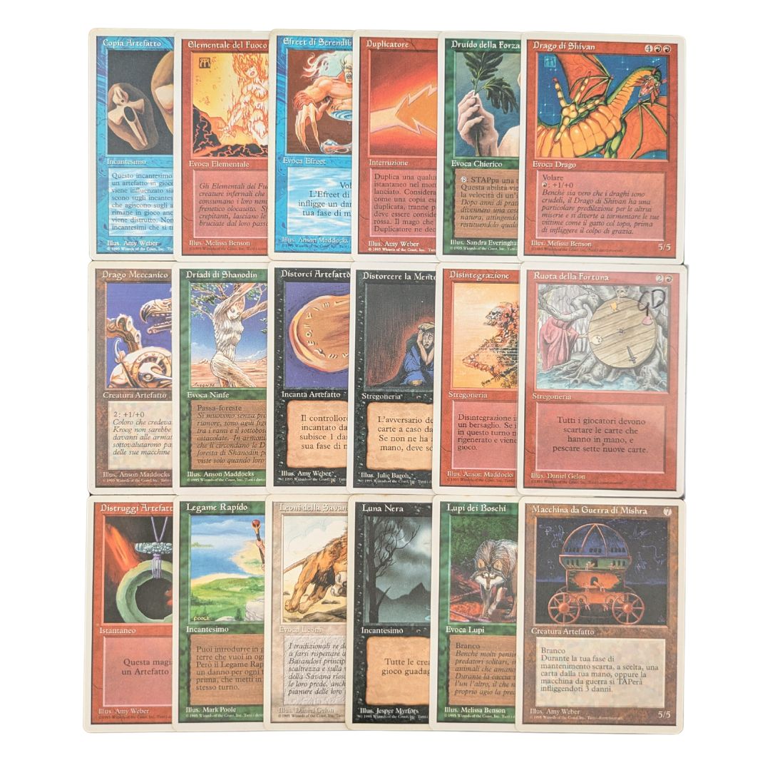 MTG Singles - Full Set - Foreign White Bordered - Mixed Conditions, NO DUALS - 