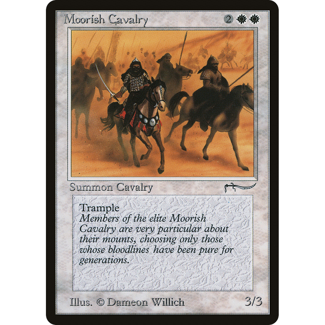 MTG Singles - Moorish Cavalry (Light) - Arabian Nights - Regular