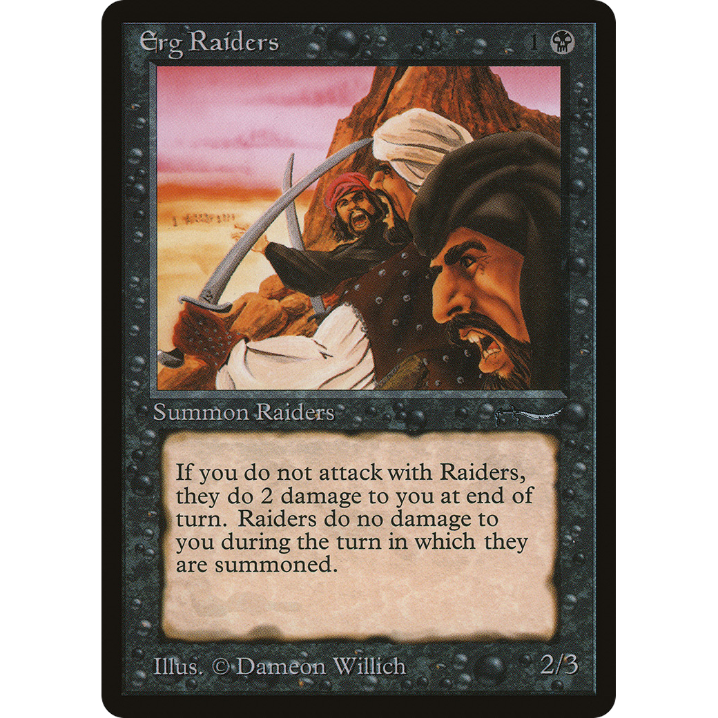 MTG Singles - Erg Raiders (Dark) - Arabian Nights - Regular