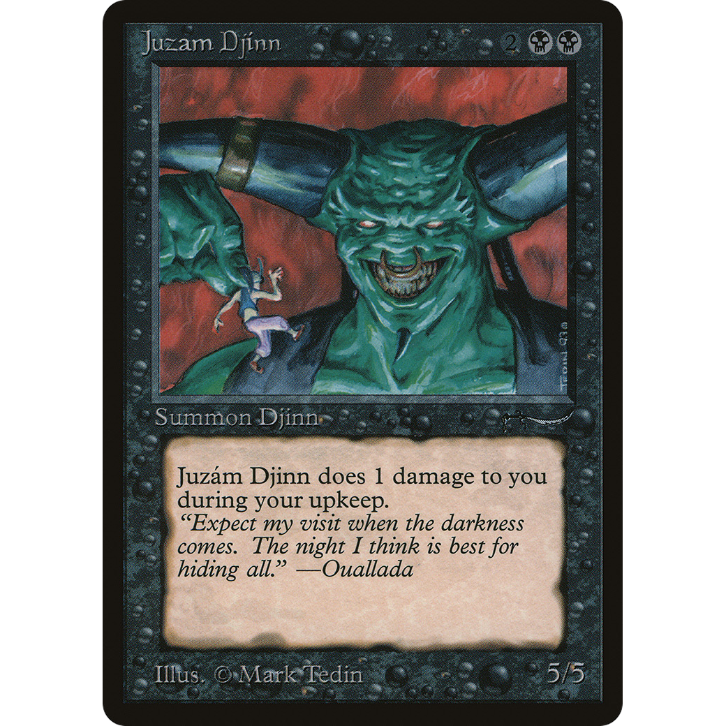 MTG Singles - Juzam Djinn - Arabian Nights - 
