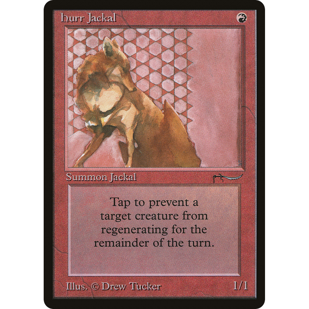 MTG Singles - Hurr Jackal - Arabian Nights - Regular
