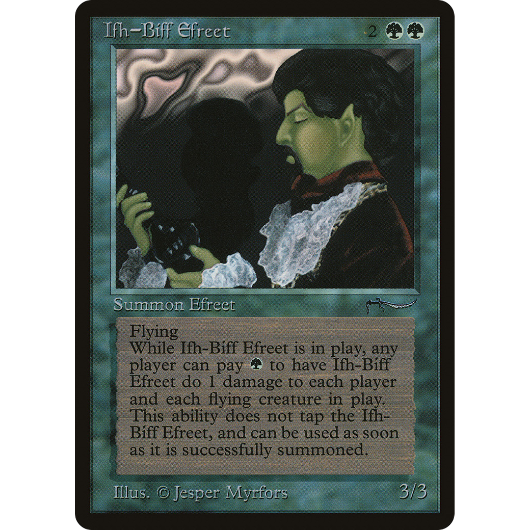 MTG Singles - Ifh-Biff Efreet - Arabian Nights - 