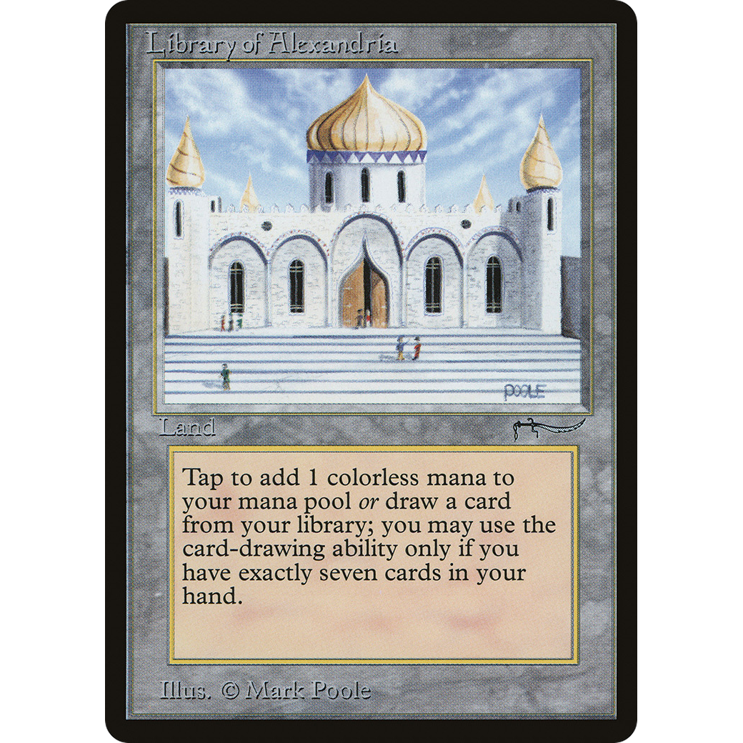 MTG Singles - Library of Alexandria - Arabian Nights - 