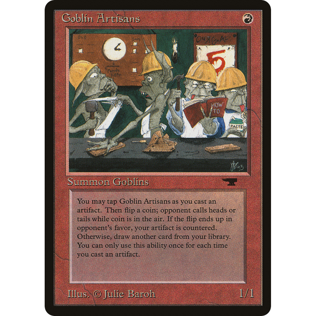 MTG Singles - Goblin Artisans - Antiquities - Regular