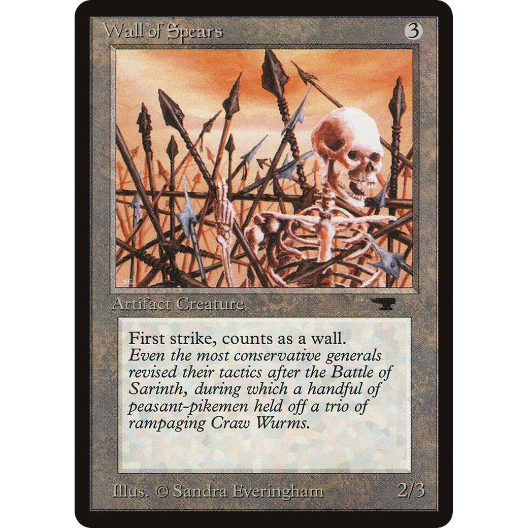 MTG Singles - Wall of Spears - Antiquities - Regular