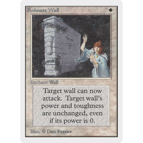 Magic the Gathering Animate Wall - Unlimited NM