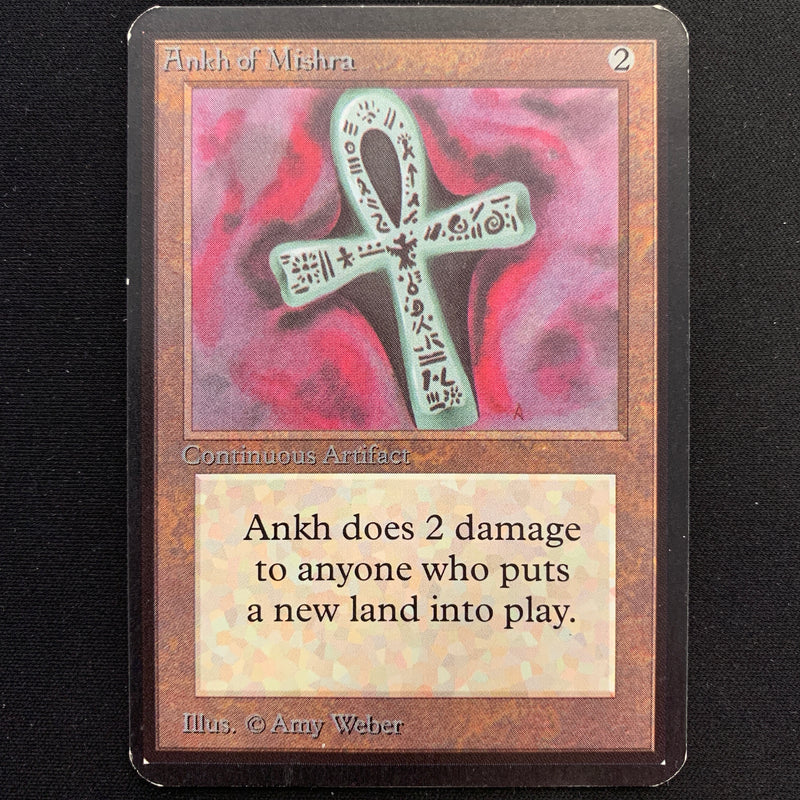 Magic the Gathering Ankh of Mishra - Alpha 