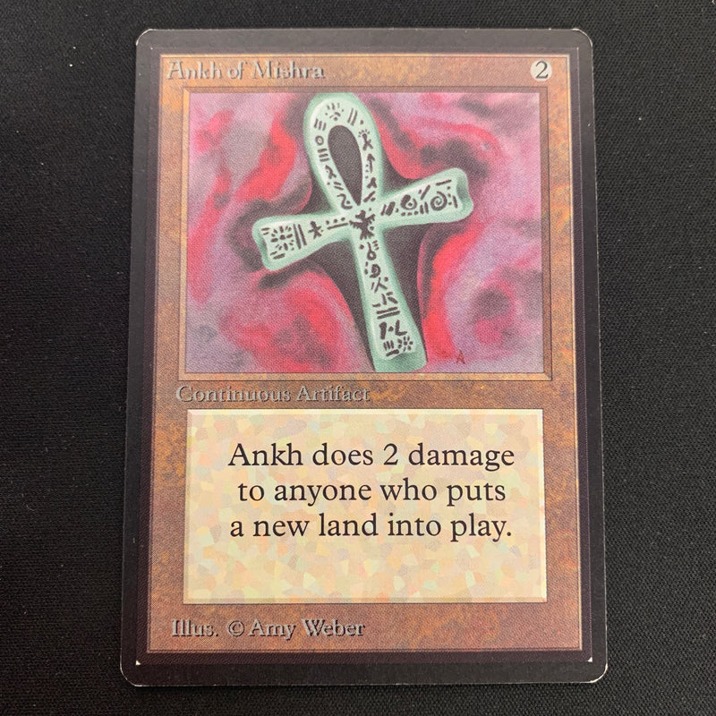 Magic the Gathering Ankh of Mishra - Beta 