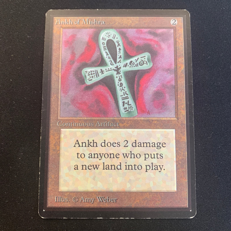 Magic the Gathering Ankh of Mishra - Beta 