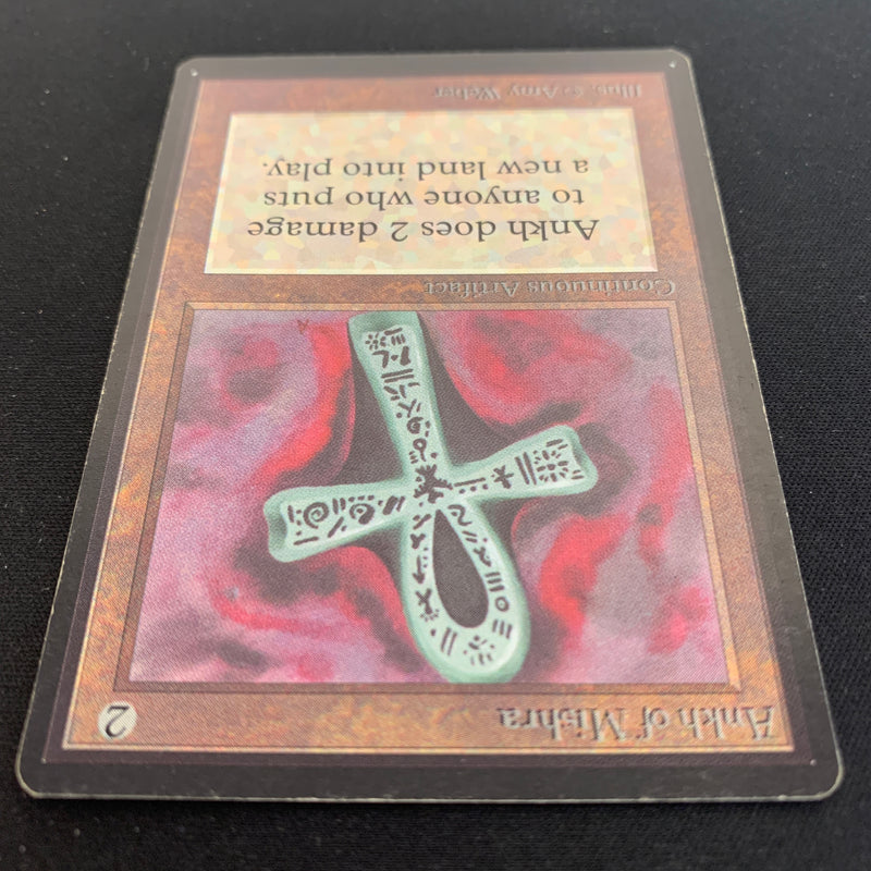 Magic the Gathering Ankh of Mishra - Beta 