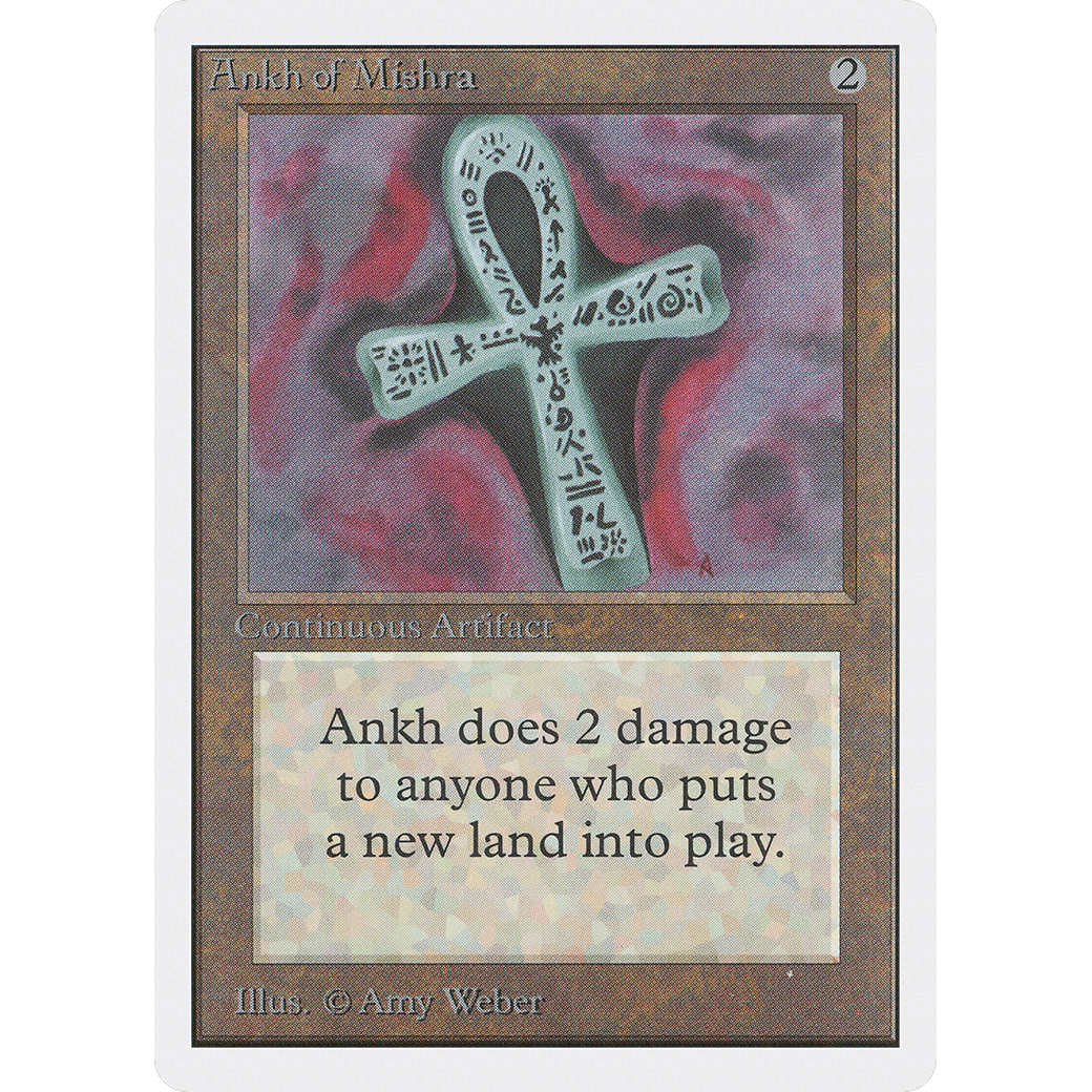 MTG Singles - Ankh of Mishra - Unlimited - NM