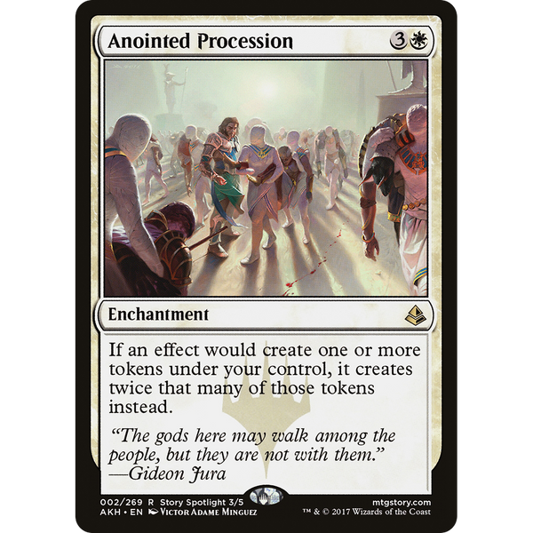 Magic the Gathering Anointed Procession - Amonkhet NM