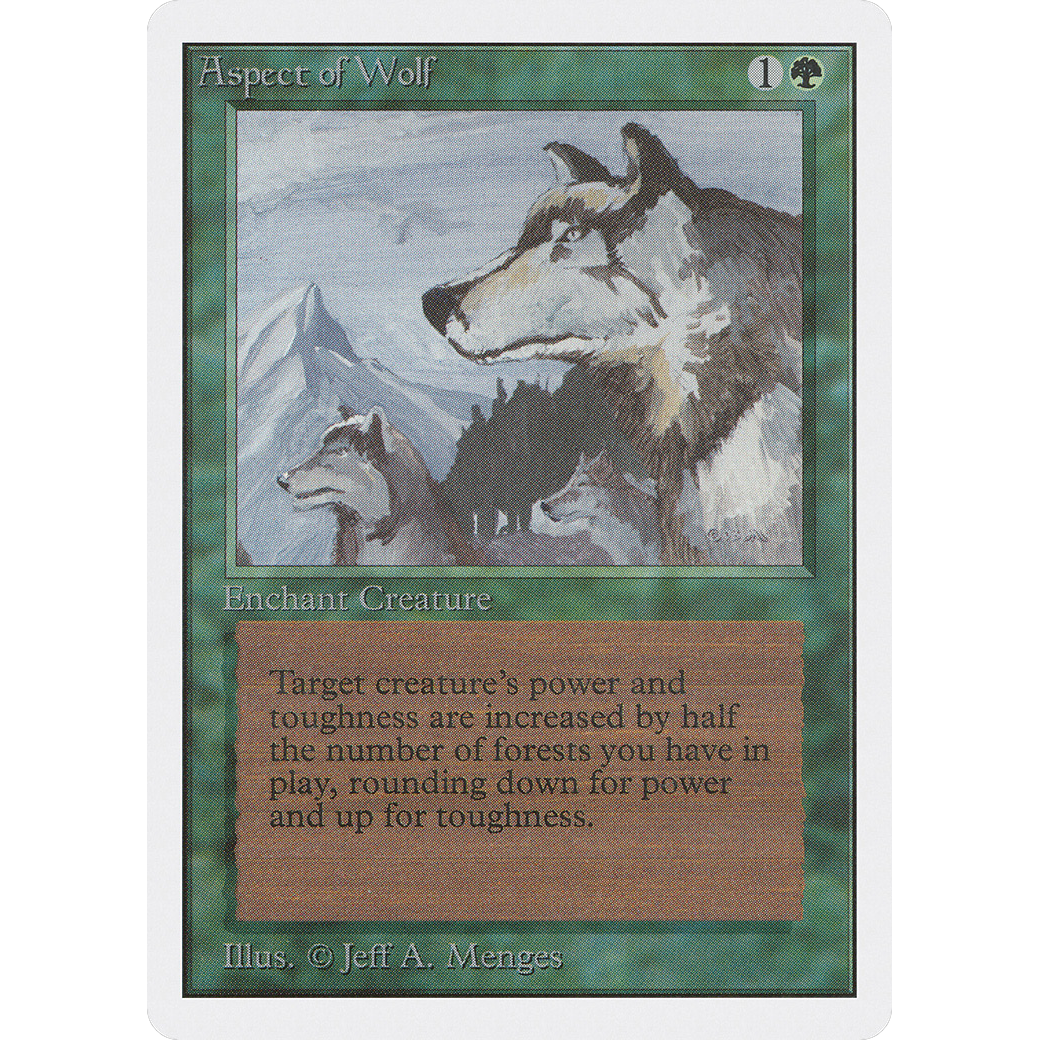 MTG Singles - Aspect of Wolf - Unlimited - NM