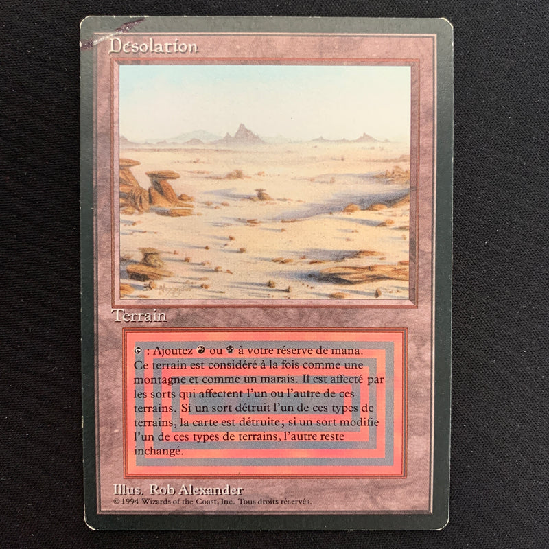 Magic the Gathering Badlands - Foreign Black Bordered - French PO - INKED - 18914