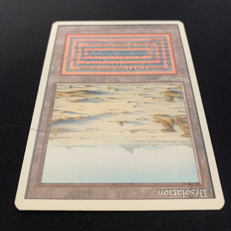 Magic the Gathering Badlands - Foreign White Bordered - French 