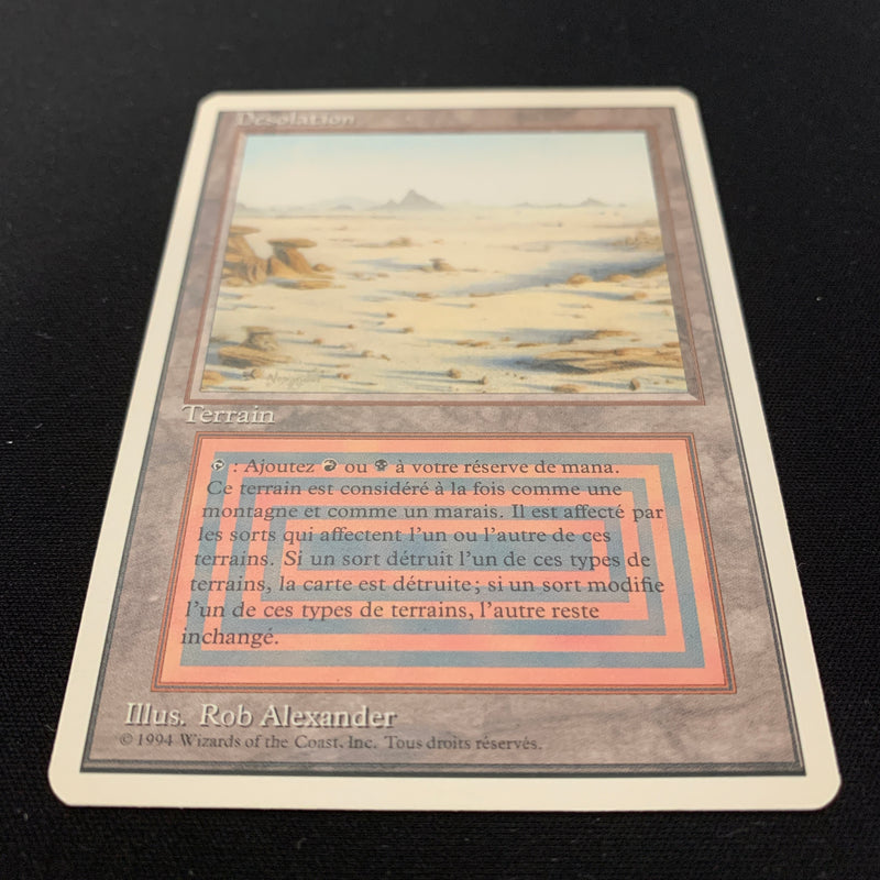 Magic the Gathering Badlands - Foreign White Bordered - French 