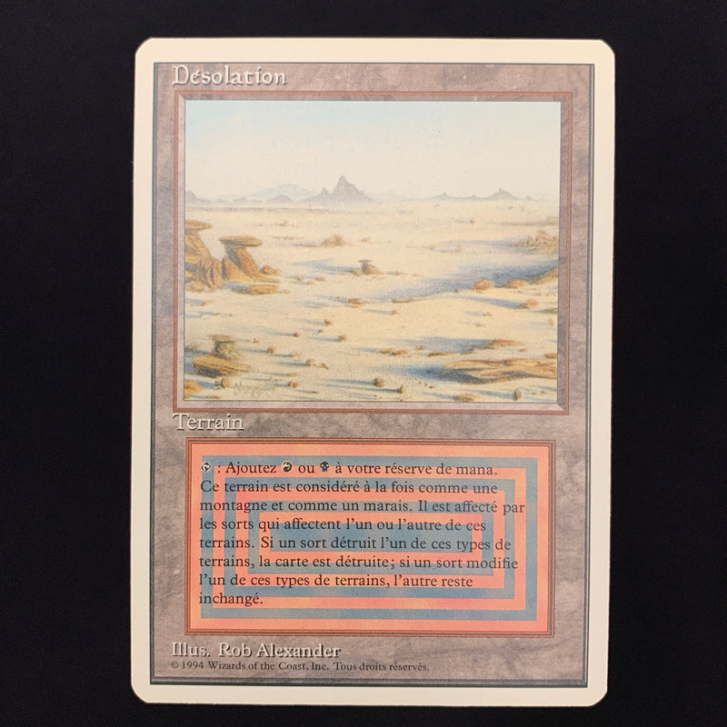 Magic the Gathering Badlands - Foreign White Bordered - French 