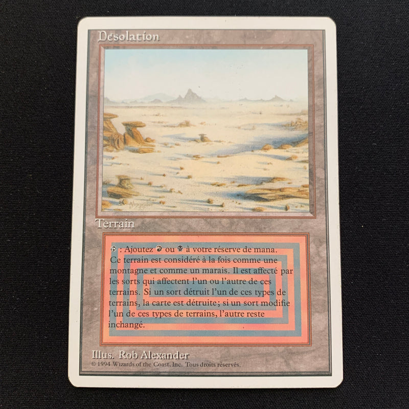 Magic the Gathering Badlands - Foreign White Bordered - French 