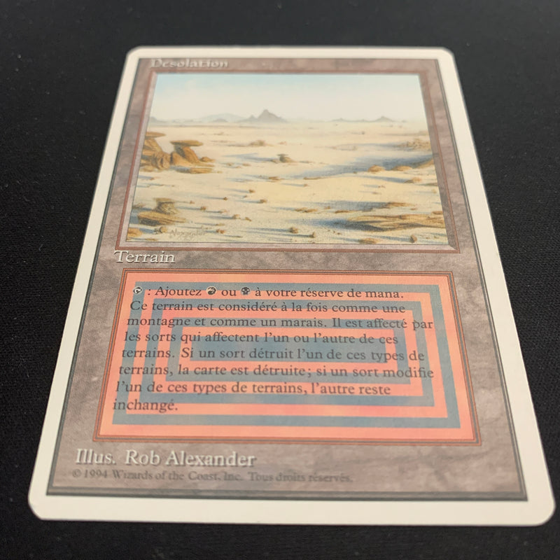 Magic the Gathering Badlands - Foreign White Bordered - French 