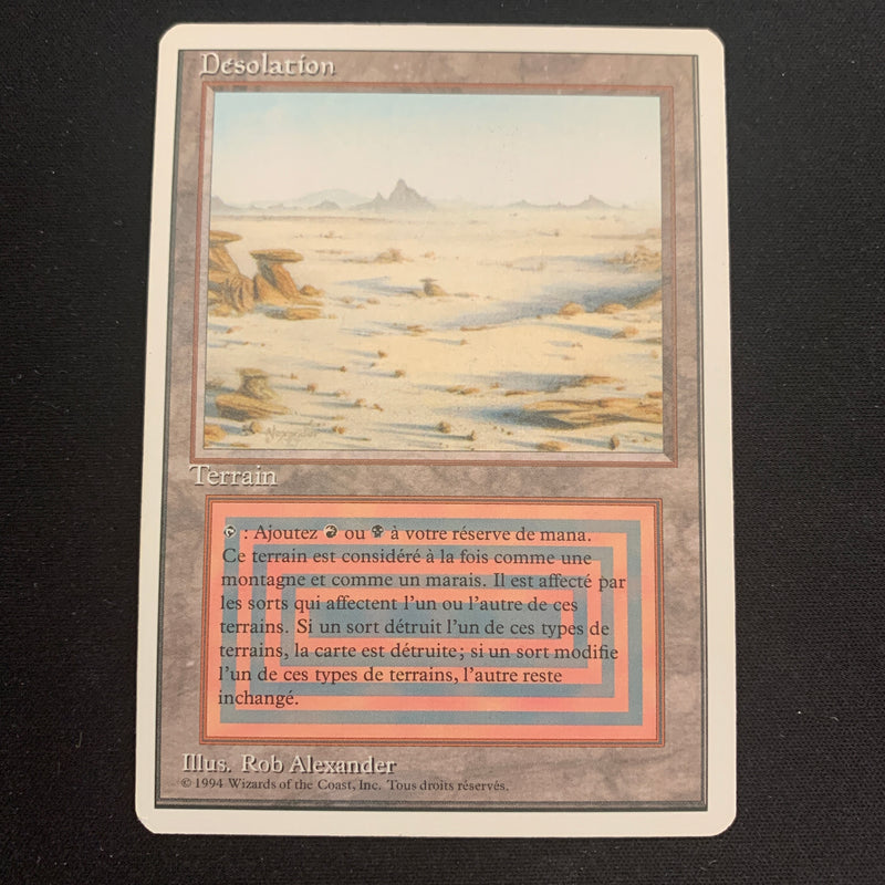 Magic the Gathering Badlands - Foreign White Bordered - French 