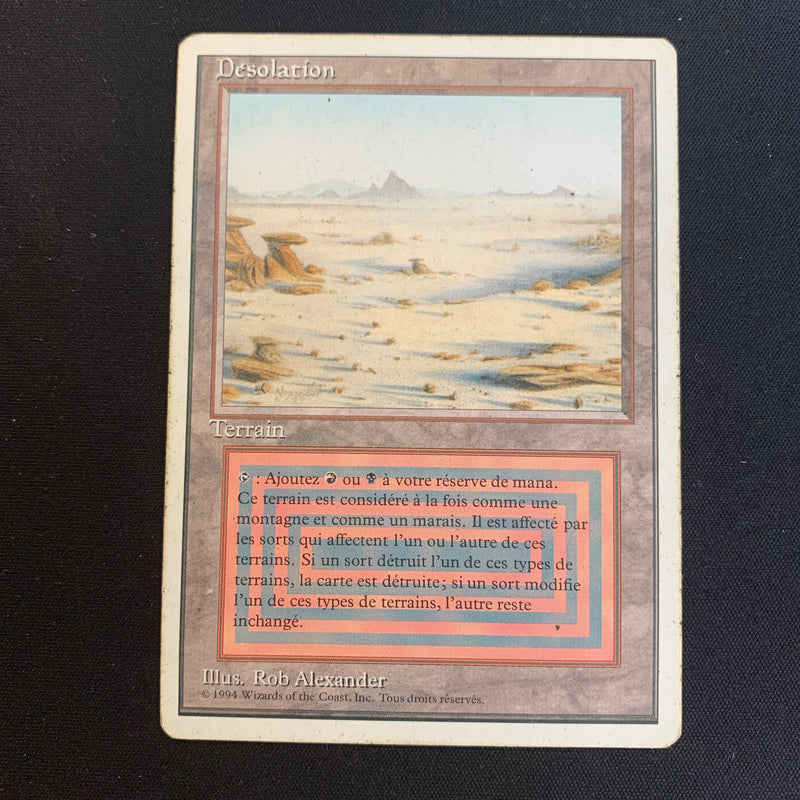 Magic the Gathering Badlands - Foreign White Bordered - French 