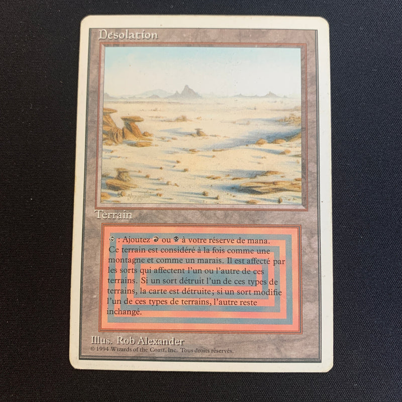 Magic the Gathering Badlands - Foreign White Bordered - French 