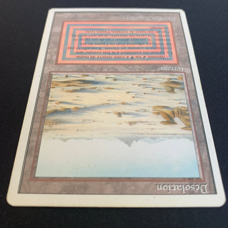 Magic the Gathering Badlands - Foreign White Bordered - French 