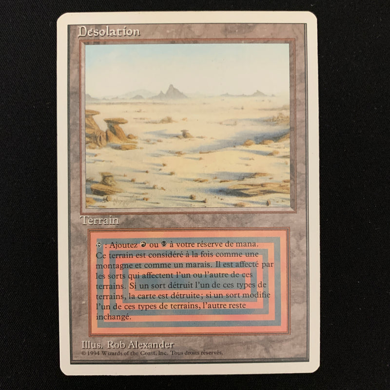 Magic the Gathering Badlands - Foreign White Bordered - French 