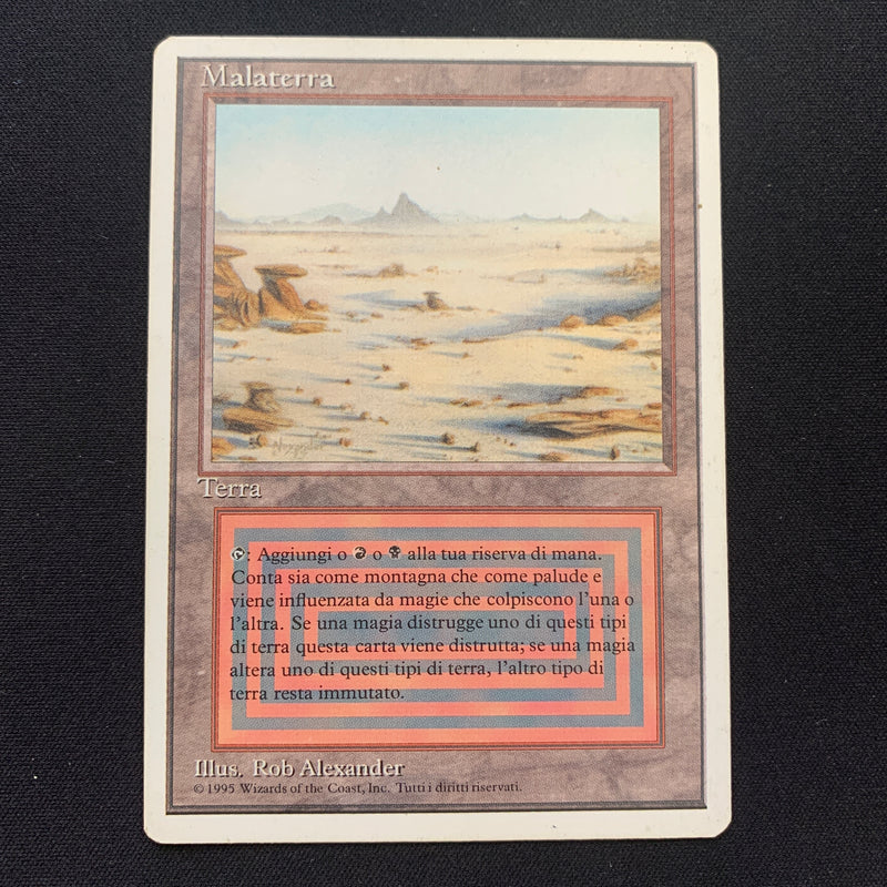 Magic the Gathering Badlands - Foreign White Bordered - Italian 