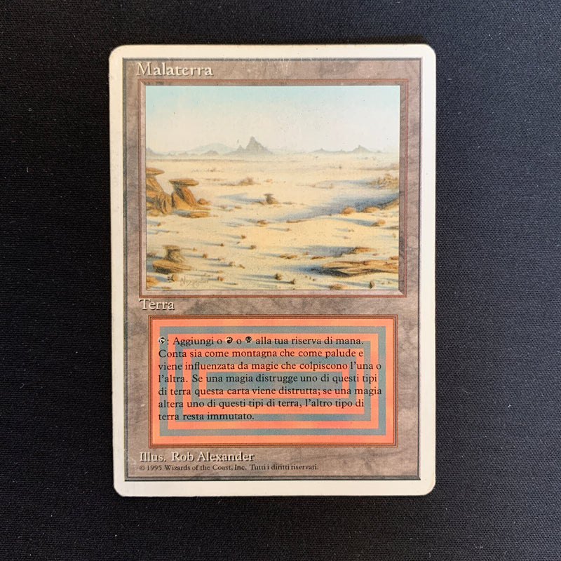 Magic the Gathering Badlands - Foreign White Bordered - Italian 