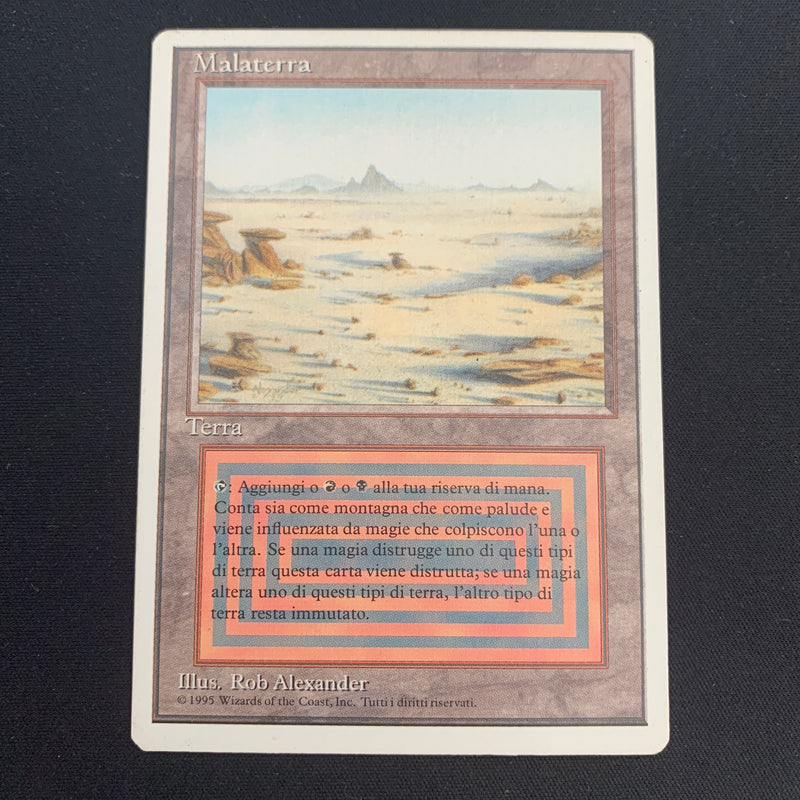 Magic the Gathering Badlands - Foreign White Bordered - Italian 