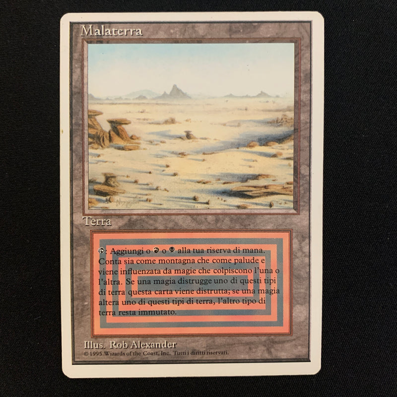 Magic the Gathering Badlands - Foreign White Bordered - Italian 