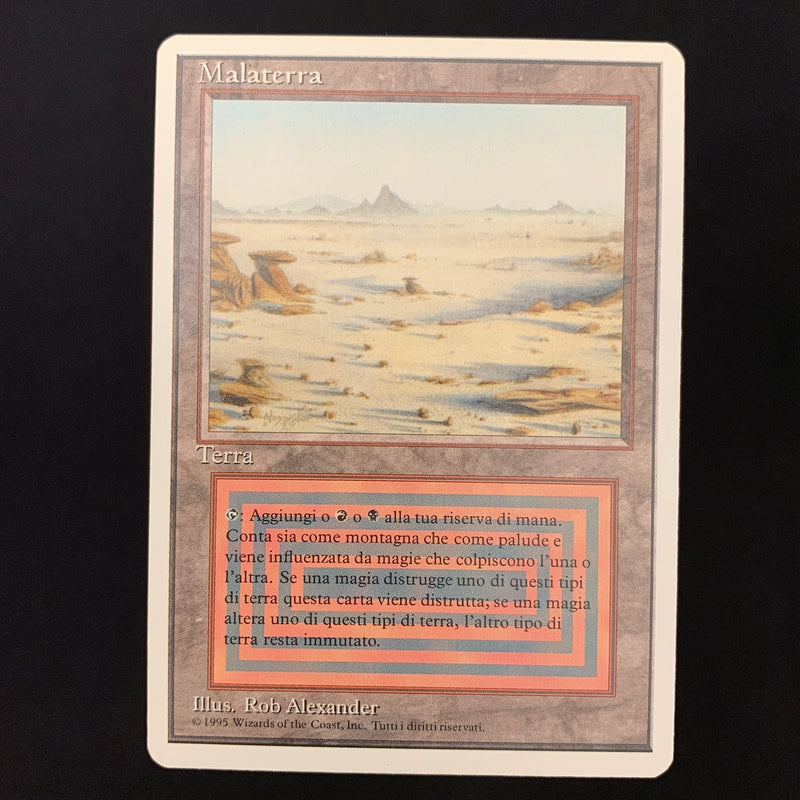 Magic the Gathering Badlands - Foreign White Bordered - Italian 