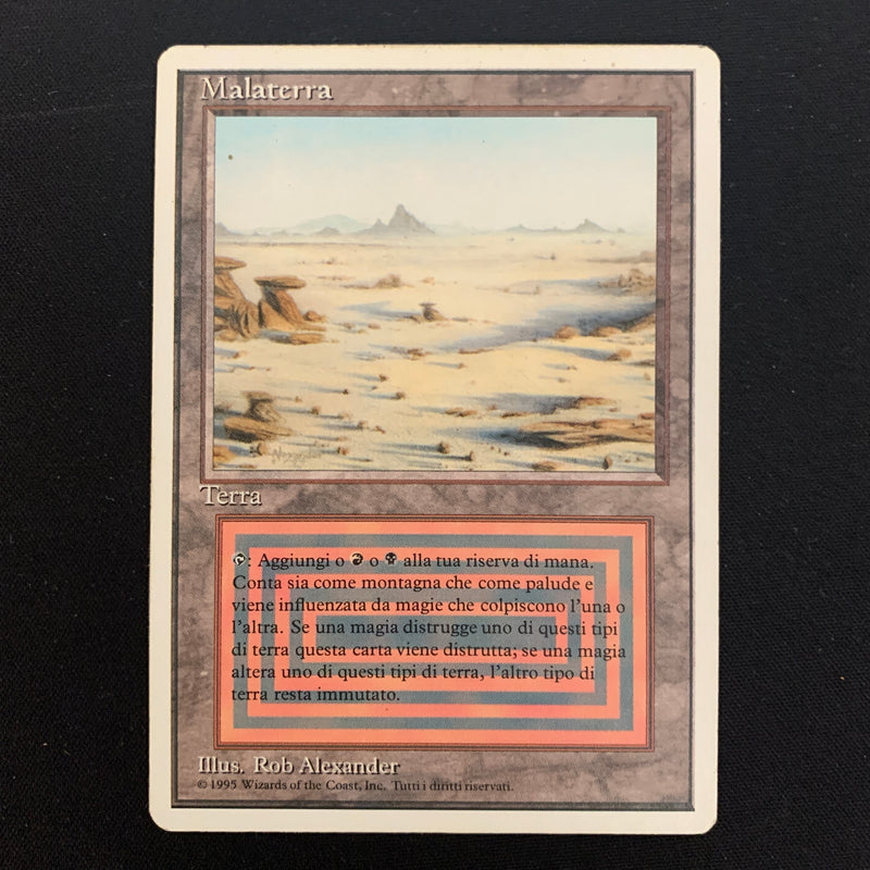 Magic the Gathering Badlands - Foreign White Bordered - Italian LP - 24514