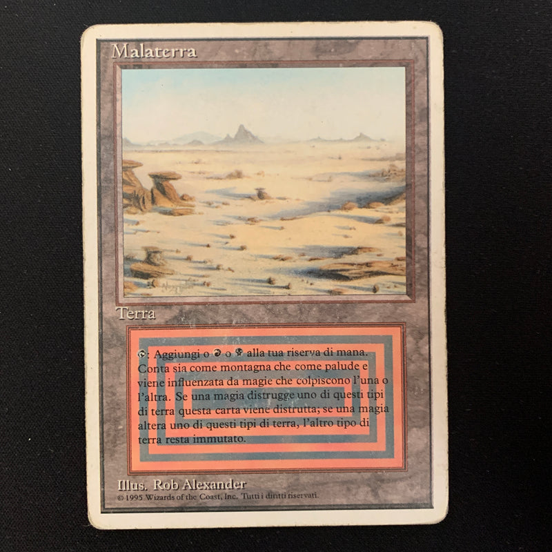 Magic the Gathering Badlands - Foreign White Bordered - Italian 