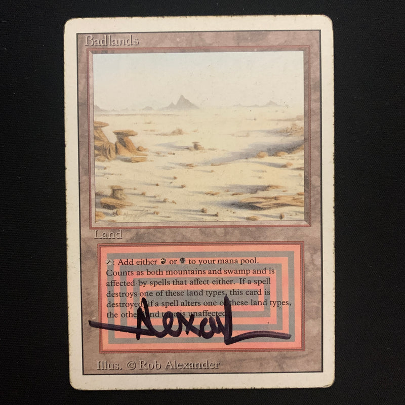 Magic the Gathering Badlands - Revised PL - SIGNED - 22725