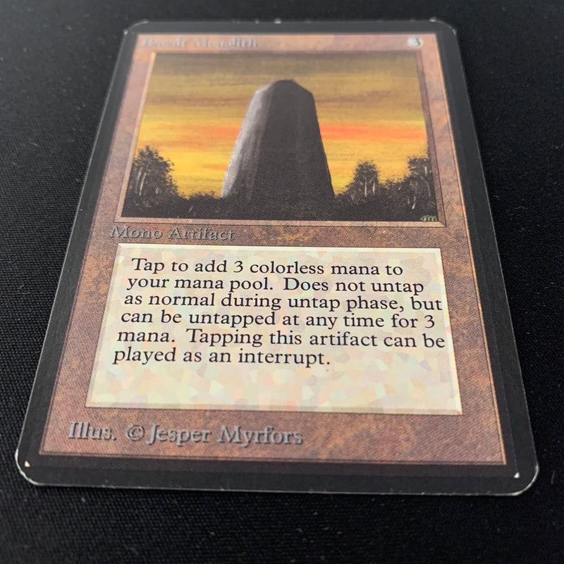 Magic the Gathering Basalt Monolith - Alpha 